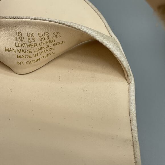 NEW Naturalizer Women’s Genn-Rise Ankle Strap Sandals Beige Size 9.5M - Picture 5 of 10